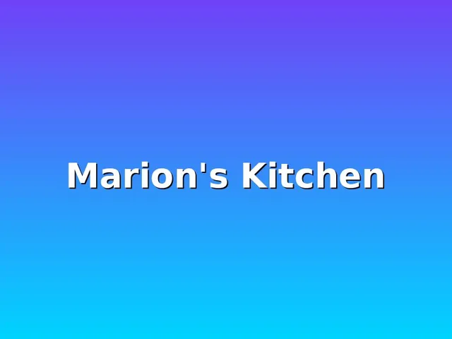 Marion's Kitchen Shopify Headless screenshot