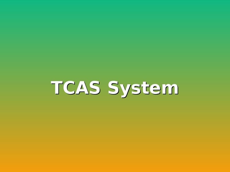 TCAS System